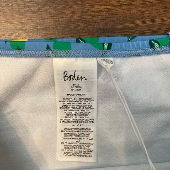 NWT Boden Kythira Lemon Bikini Size 2 & 34D - Picture 5 of 7